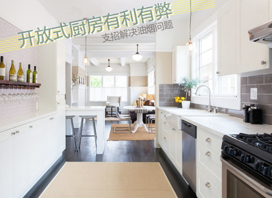 让开放式厨房远离油烟烦恼